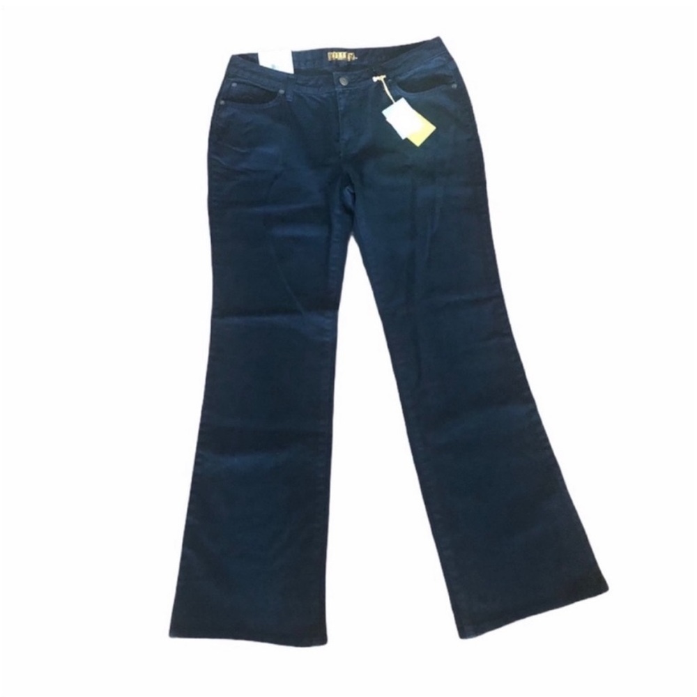 Bitten by Sarah Jessica Parker NWT contemporary bootcut black denim jean size 10